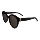 Yves Saint Laurent - Monogramme SL M31 Cat Eye Sunglasses with Nylon Lenses and Acetate - Bright Black - Saint Laurent Eyewear