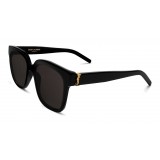 Yves Saint Laurent - Monogramme SL M40 Cat Eye Sunglasses with Acetate Temples - Black Gold - Saint Laurent Eyewear