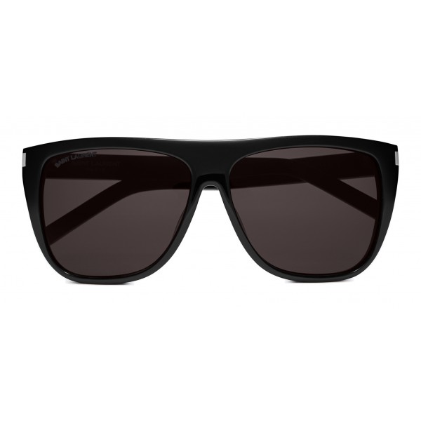 Yves Saint Laurent - Occhiali da Sole New Wave SL 1 con Montatura Spessa - Nero - Saint Laurent Eyewear