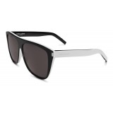 Yves Saint Laurent - New Wave SL 1 Sunglasses with Thick Frame - Black - Saint Laurent Eyewear