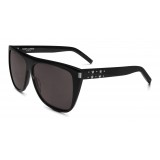 Yves Saint Laurent - Occhiali da Sole New Wave SL 1/F Stars Wellington Quadrati con Cristalli - Neri - Saint Laurent Eyewear