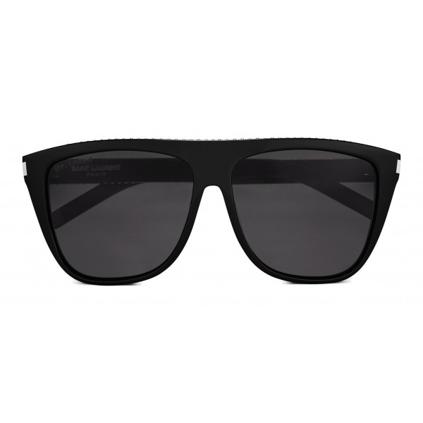 Yves Saint Laurent - New Wave SL 1/F Stars Square Sunglasses Wellington Full Crystals - Black - Saint Laurent Eyewear