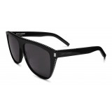 Yves Saint Laurent - New Wave SL 1/F Stars Square Sunglasses Wellington Full Crystals - Black - Saint Laurent Eyewear