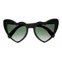 Yves Saint Laurent - Occhiali da Sole New Wave SL 181 Loulou Cuore a Motivo Nero - Occhiali da Sole - Saint Laurent Eyewear