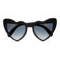 Yves Saint Laurent - Occhiali da Sole New Wave SL 181 Loulou Cuore Nero Lucido - Occhiali da Sole - Saint Laurent Eyewear