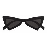 Yves Saint Laurent - New Wave SL 207 Jerry Sunglasses with Triangular Frame - Black - Saint Laurent Eyewear