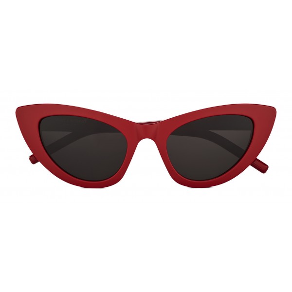 Yves Saint Laurent - New Wave SL 213 Lily Sunglasses with Triangular Frame - Red - Saint Laurent Eyewear