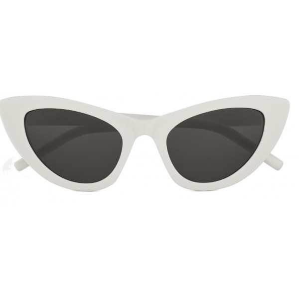 Yves Saint Laurent - New Wave SL 213 Lily Sunglasses with Triangular Frame - White - Saint Laurent Eyewear