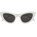 Yves Saint Laurent - Occhiali da Sole New Wave SL 213 Lily con Montatura Cat-Eye - Bianco - Saint Laurent Eyewear