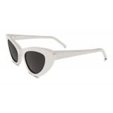 Yves Saint Laurent - Occhiali da Sole New Wave SL 213 Lily con Montatura Cat-Eye - Bianco - Saint Laurent Eyewear