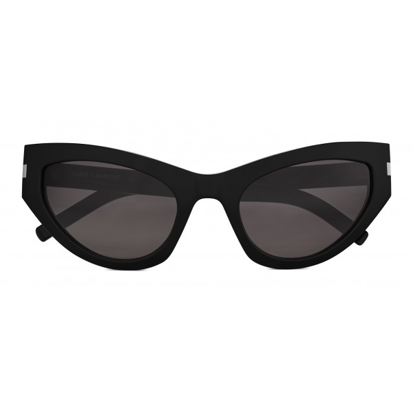 Yves Saint Laurent - Occhiali da Sole New Wave SL 215 Grace con Montatura Cat-Eye - Nero - Saint Laurent Eyewear