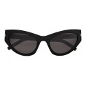 Yves Saint Laurent - New Wave SL 215 Grace Sunglasses with Triangular Frame - Black - Saint Laurent Eyewear