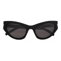 Yves Saint Laurent - Occhiali da Sole New Wave SL 215 Grace con Montatura Cat-Eye - Nero - Saint Laurent Eyewear