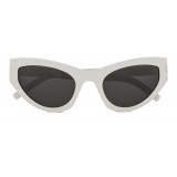 Yves Saint Laurent - New Wave SL 215 Grace Sunglasses with Triangular Frame - Natural - Saint Laurent Eyewear