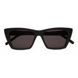 Yves Saint Laurent - New Wave SL 276 Sunglasses with Triangular Frame - Black White - Saint Laurent Eyewear