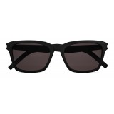 Yves Saint Laurent - New Wave SL 283/F Sunglasses with Rectangular Frame - Black - Saint Laurent Eyewear