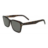 Yves Saint Laurent - New Wave SL 283/F Sunglasses with Rectangular Frame - Light Havana - Saint Laurent Eyewear