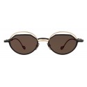 Kuboraum - Mask H70 - Gold Black - H70 GB - Sunglasses - Optical Glasses - Kuboraum Eyewear