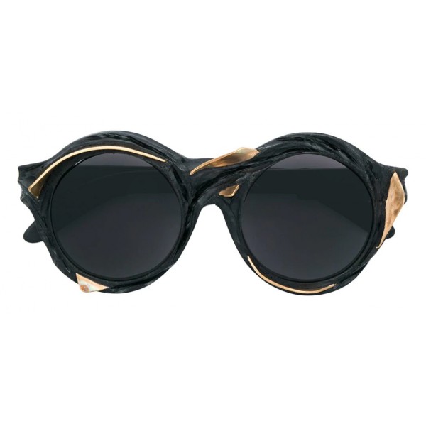 Kuboraum - Mask A2 - Black Burnt - A2 BM BT SR - Sunglasses - Kuboraum Eyewear