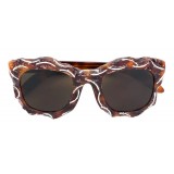 Kuboraum - Mask B2 - Havana Antique - B2 HSFI - Sunglasses - Kuboraum Eyewear