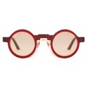 Kuboraum - Mask N9 - Burgundy - N9 RG - Sunglasses - Kuboraum Eyewear