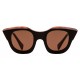 Kuboraum - Mask U10 - Havana - U10 HBS - Sunglasses - Kuboraum Eyewear