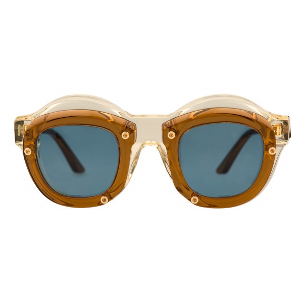 Kuboraum - Mask W1 - Champagne & Brown - W1 CB - Sunglasses - Kuboraum Eyewear