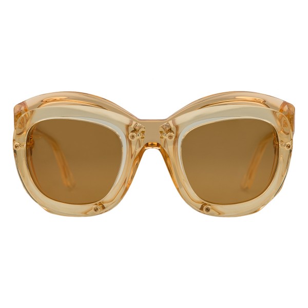 Kuboraum - Mask W2 - Honey & Champagne - W2 HC - Sunglasses - Kuboraum Eyewear