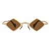 Kuboraum - Mask Z14 - Oro - Z14 GD - Occhiali da Sole - Kuboraum Eyewear