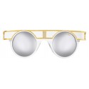 Cazal - Vintage 002 - Legendary - Limited Edition - Bianco - Oro - Occhiali da Sole - Cazal Eyewear