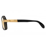 Cazal - Vintage 667 - Legendary - Limited Edition - Black - Gold - Mirrored Lenses - Sunglasses - Cazal Eyewear