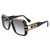 Cazal - Vintage 623 3 in Pelle - Legendary - Limited Edition - Nero Oro - Occhiali da Sole - Cazal Eyewear