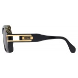 Cazal - Vintage 623 3 in Pelle - Legendary - Limited Edition - Nero Oro - Occhiali da Sole - Cazal Eyewear