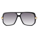 Cazal - Vintage 627 3 in Pelle - Legendary - Limited Edition - Nero Oro - Occhiali da Sole - Cazal Eyewear