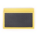 TecknoMonster - Cardcase - Giallo - Porta Carte di Credito in Fibra di Carbonio Aeronautico e Pelle - Black Carpet Collection