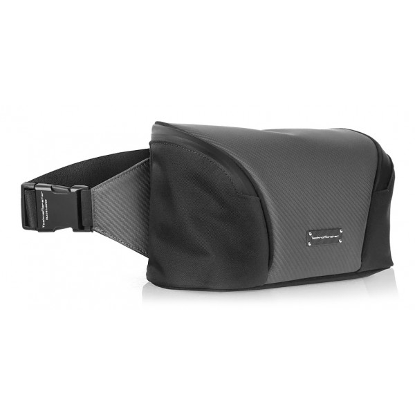 TecknoMonster - Zuppy Waist Bag in Carbon Fiber and Alcantara® - Black Carpet Collection