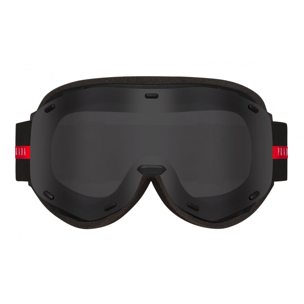 Prada Linea Rossa x Oakley Red & Black Ski Goggles