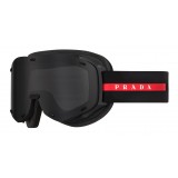 Prada - Prada Linea Rossa Collection - Maschera da Sci - Nero - Prada Collection - Prada Eyewear