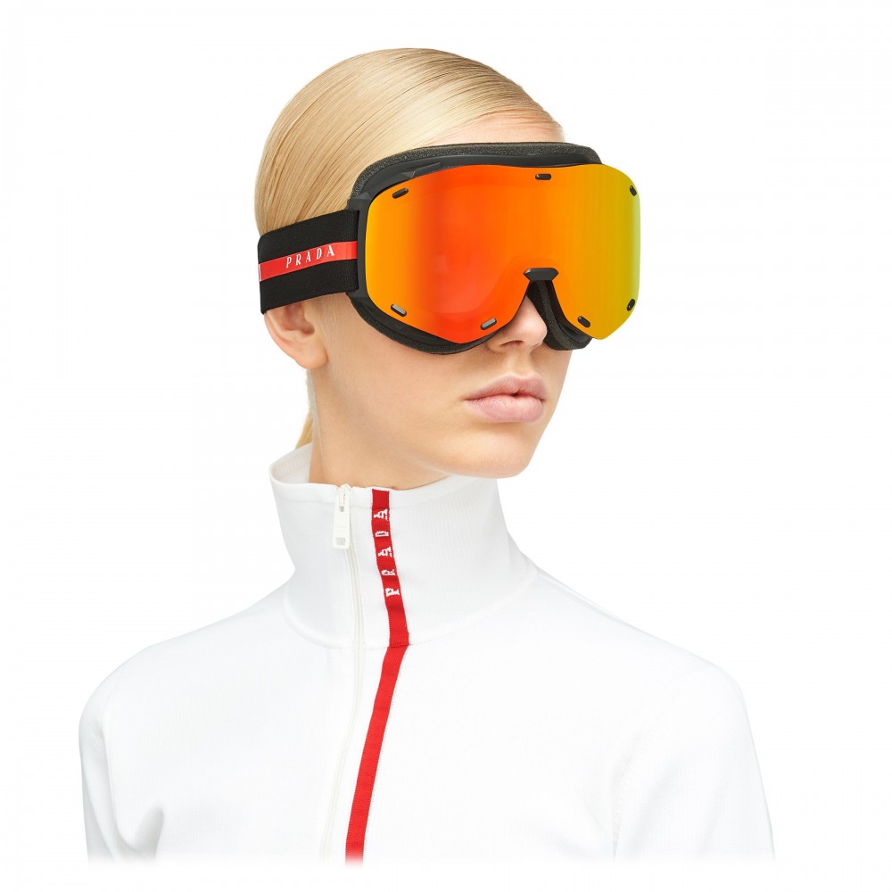 Prada - Prada Linea Rossa Collection - Ski Goggles - Red - Prada ...