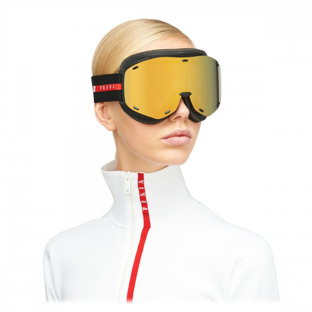 Prada - Prada Linea Rossa Collection - Ski Goggles - Yellow - Prada  Collection - Prada Eyewear - Avvenice