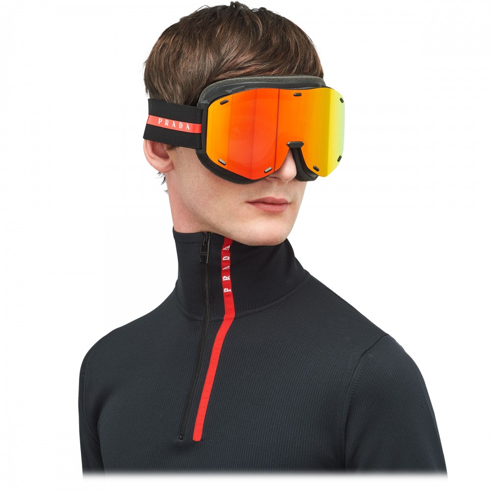 prada linea rossa ski goggles