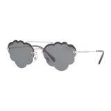 Miu Miu - Miu Miu Noir Sunglasses - Cat Eye Cloud - Black - Sunglasses - Miu Miu Eyewear