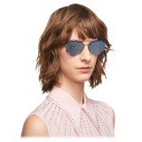 Miu Miu - Miu Miu Noir Sunglasses - Cat Eye Cloud - Periwinkle Mirror - Sunglasses - Miu Miu Eyewear