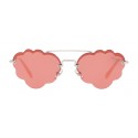 Miu Miu - Miu Miu Noir Sunglasses - Cat Eye Cloud - Raspberry Mirror - Sunglasses - Miu Miu Eyewear