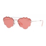 Miu Miu - Miu Miu Noir Sunglasses - Cat Eye Cloud - Raspberry Mirror - Sunglasses - Miu Miu Eyewear