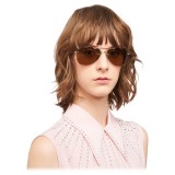 Miu Miu - Miu Miu Noir Sunglasses - Aviator Cloud - Cameo Mirror - Sunglasses - Miu Miu Eyewear