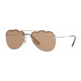 Miu Miu - Miu Miu Noir Sunglasses - Aviator Cloud - Cameo Mirror - Sunglasses - Miu Miu Eyewear