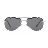 Miu Miu - Miu Miu Noir Sunglasses - Aviator Cloud - Dark Grey - Sunglasses - Miu Miu Eyewear