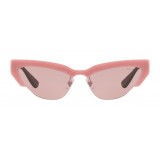 Miu Miu - Miu Miu Catwalk Sunglasses - Cat Eye - Rose Powder - Sunglasses - Miu Miu Eyewear