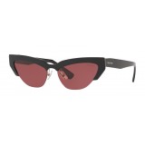 Miu Miu - Miu Miu Catwalk Sunglasses - Cat Eye - Amarena - Sunglasses - Miu Miu Eyewear